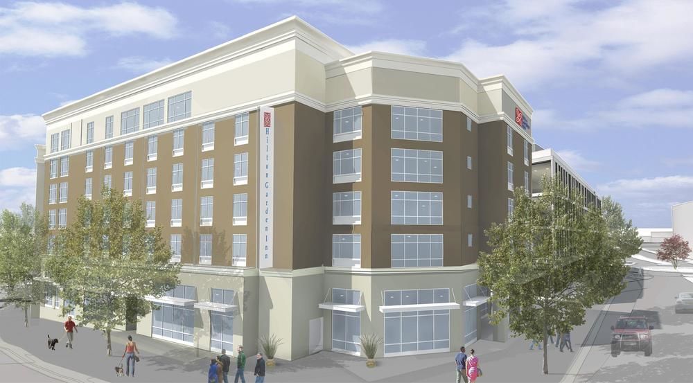 Hilton Garden Inn Asheville Downtown Экстерьер фото